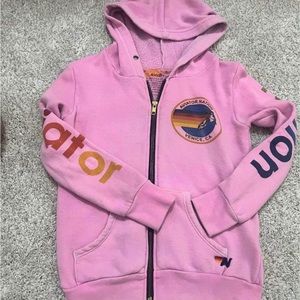 Kids aviator nation zip-up hoodie!